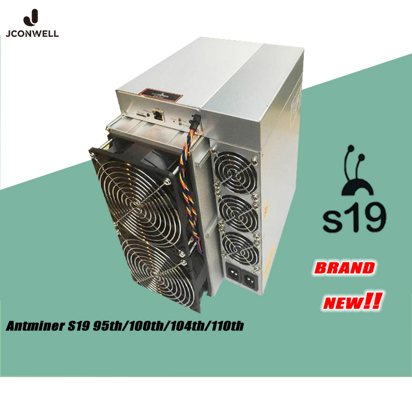 Newest Or Used Stock Btc Bitcoin Asic Bitmain Antminer S19 Pro S19I S19J 92.5T 95T 110Th S19pro Antmin Miner With Power Supply