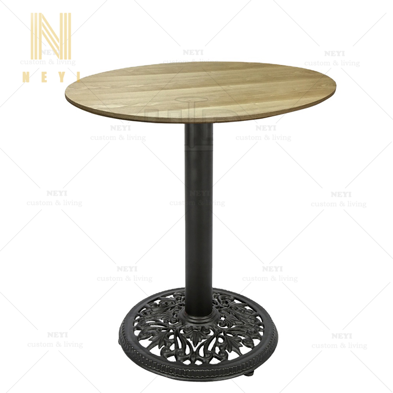 DT258 Wholesale High Quality Cast Iron Table Leg 60 70 80 round restaurant tables for sale