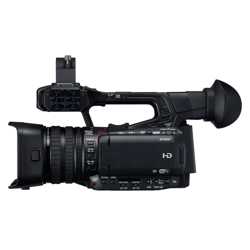 Высокая четкость 1080P профессиональная HD-видеокамера используется XF205 с 20-кратным оптическим зумом видеокамеры