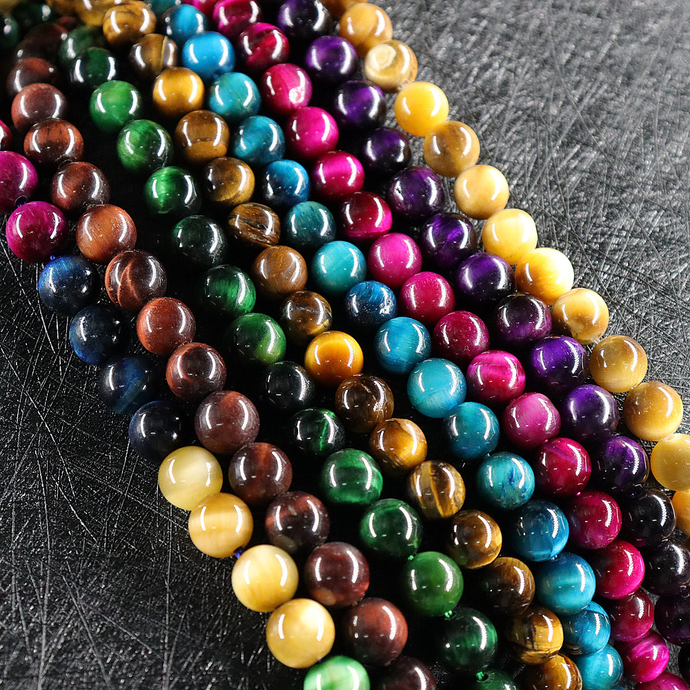 Wholesale 4/6/8/10/12/14/16mm Loose Beads Gem Stone Beads for Bracelet DIY High Quality Natural Stone Beads for Jewelry Making