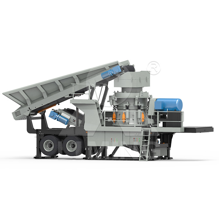 China's new crawler mobile rock crushing station, the lowest price mobile crusher, how much is the mobile concrete crusher
