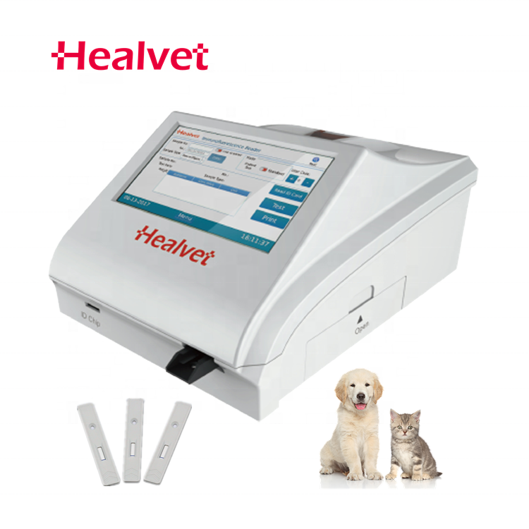 Портативный ветеринарный иммуноферментный тестер Healvet Progestrone, анализатор собак для Canine