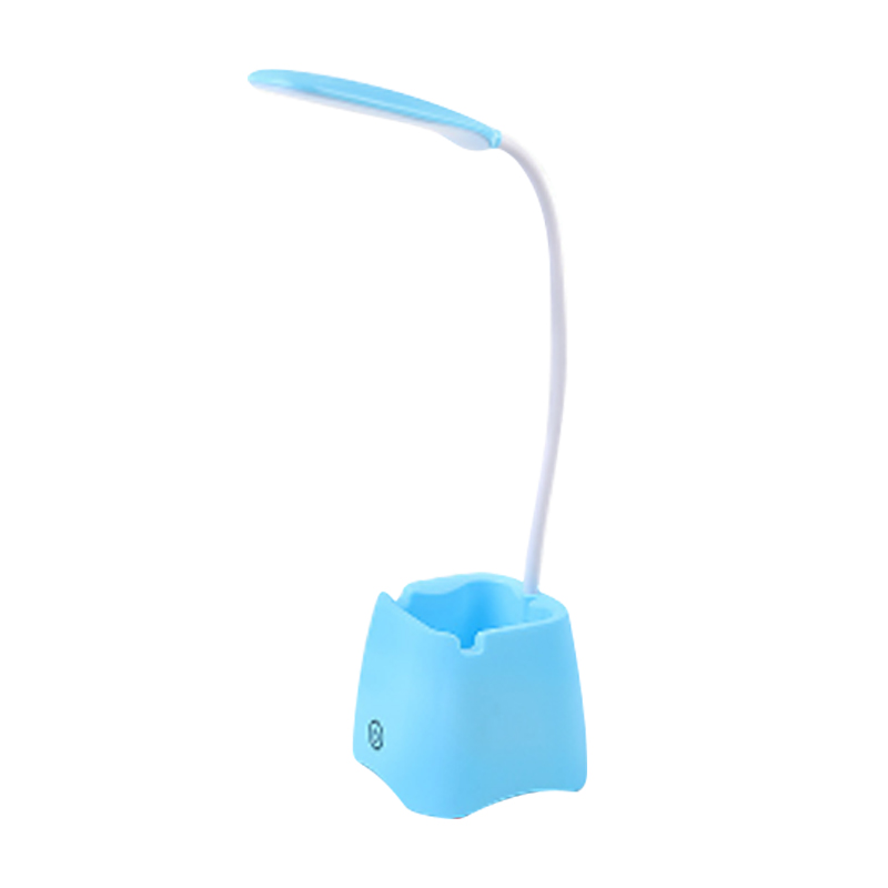 Silicone Hose Modern LED Battery Operated Pen Holder USB Desk Lamp for Students