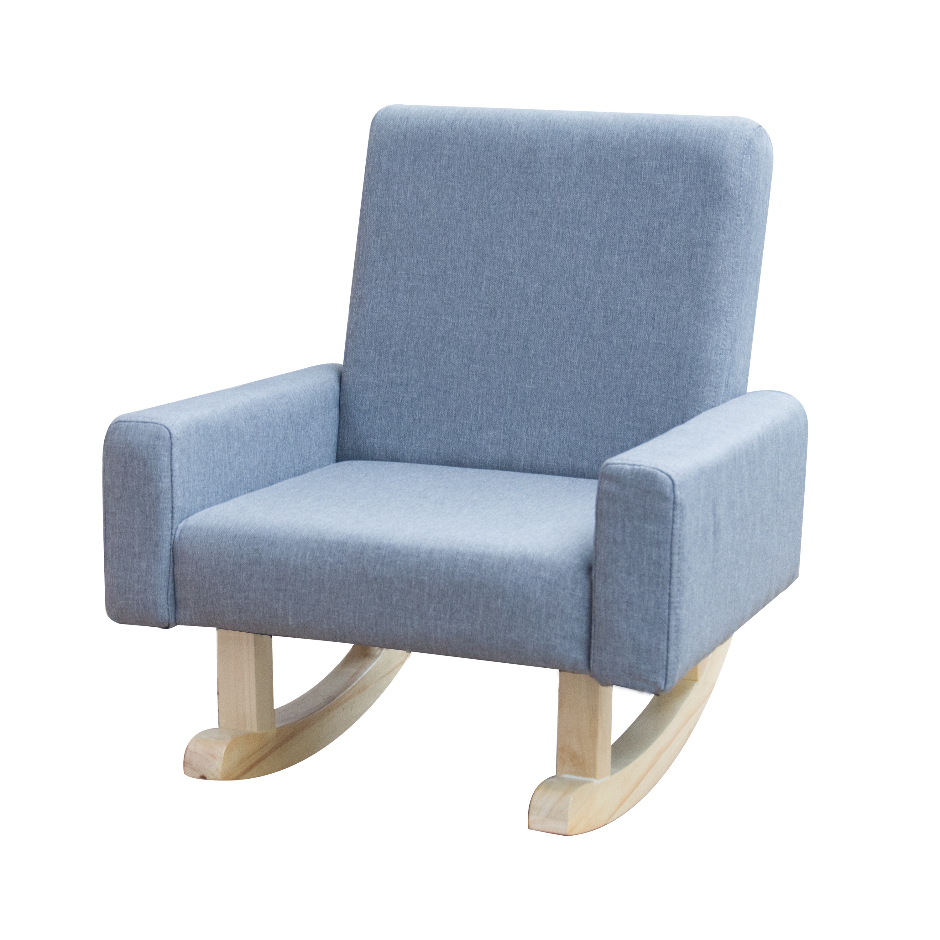Modern Wooden Rocker Chair Set for Kids Soft and Funny Baby Furniture for Preschool Bedroom Living Room Hotel Office