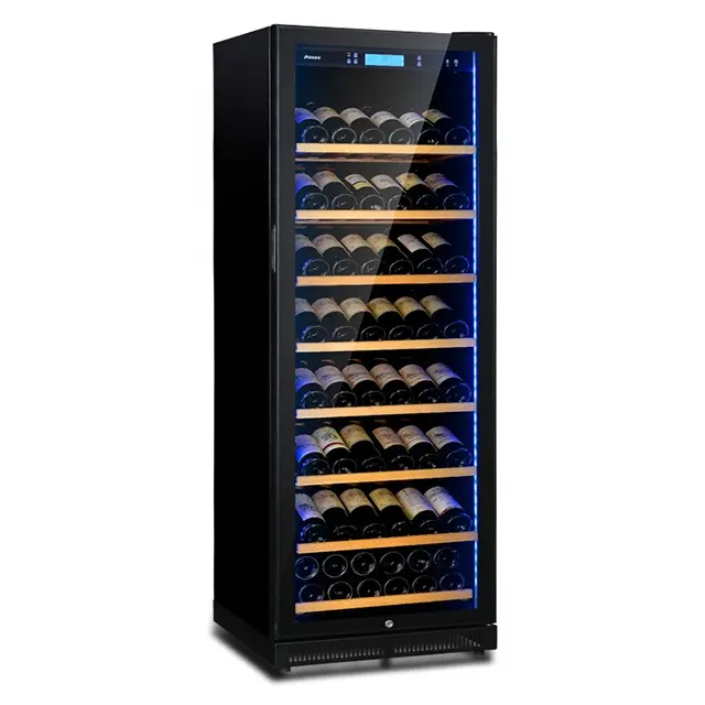Over 150 Bottle Cabinet for Wine Cooler 180cm Tall Refrigerator Quiet Constant Temperature