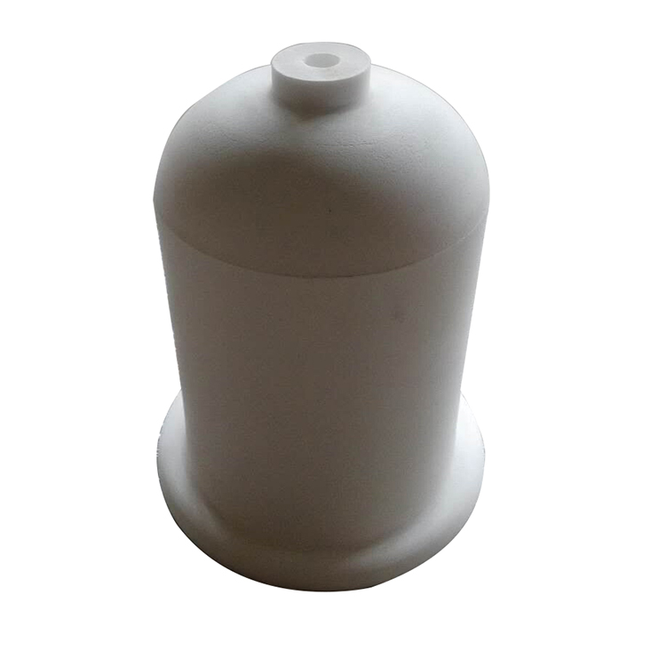 High temperature resistant metal fused silica crucible for dental laboratory