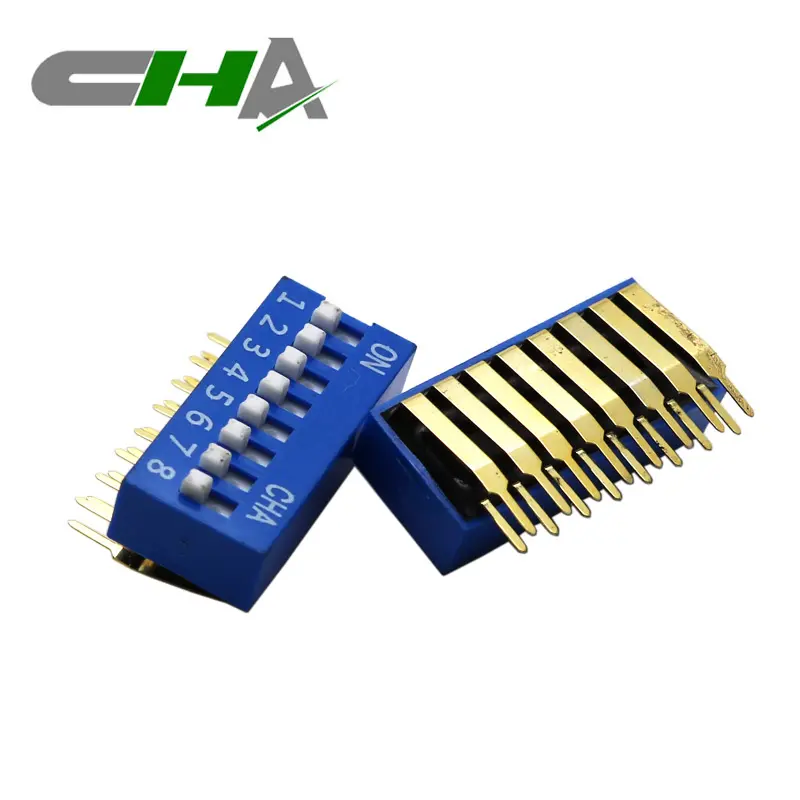 CHA DIP switch full positions dip switch 1 to 12 position DA series slide type dip switch