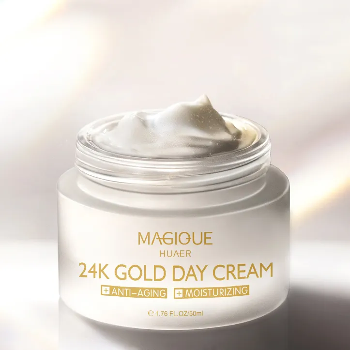 Popular Skin Care Anti-aging Moisturizing 24K Gold Day Cream Skin Whitening Cream Face Cream