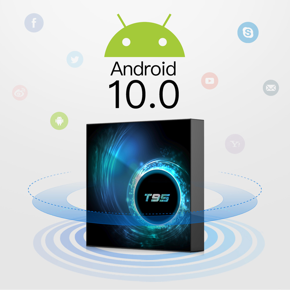 Topleo высокое качество T95 H616 Поддержка 6K видео воспроизведение android 10 tv box 4k