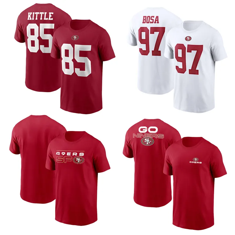 sport men's t-shirts custom nfl jersey san francisco american football uniform 49ers jersey nfl t-shirts