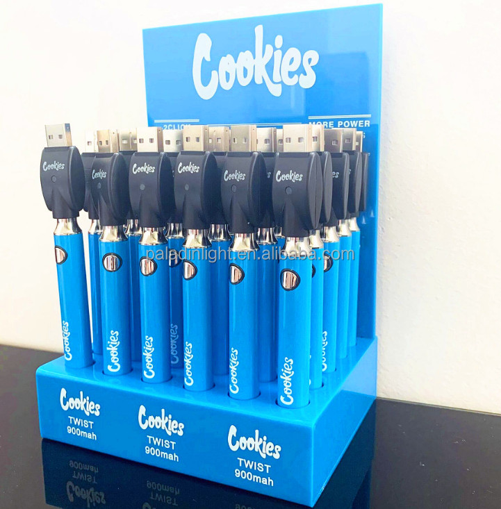 Заводская поставка 350mAh 900mAh Регулируемое напряжение печенье твист Подогрев батареи