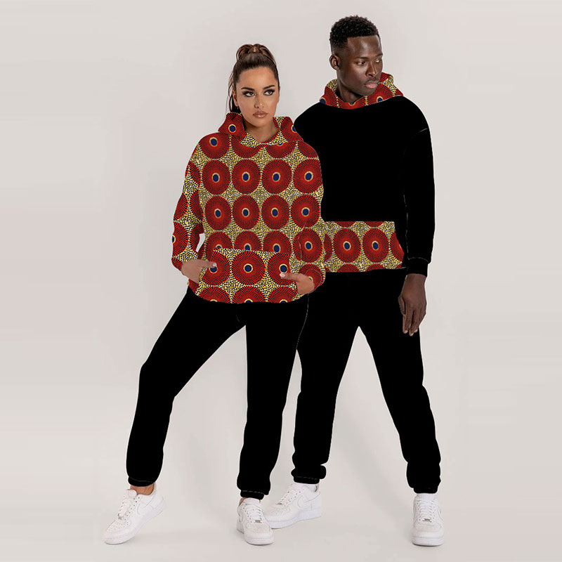 Wholesale Oem 2021 New Fashion Pullover With Fullprint African Dashiki Hoodies Africa Clothing
