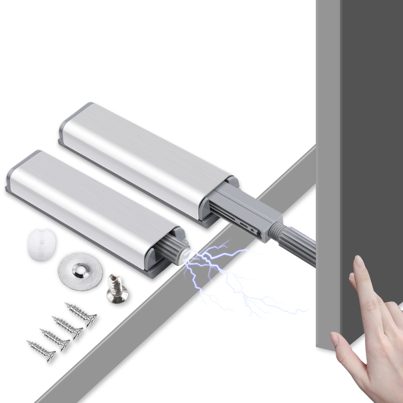 Single magnetic push catcher furniture push open fitting push to open cabinet door damper