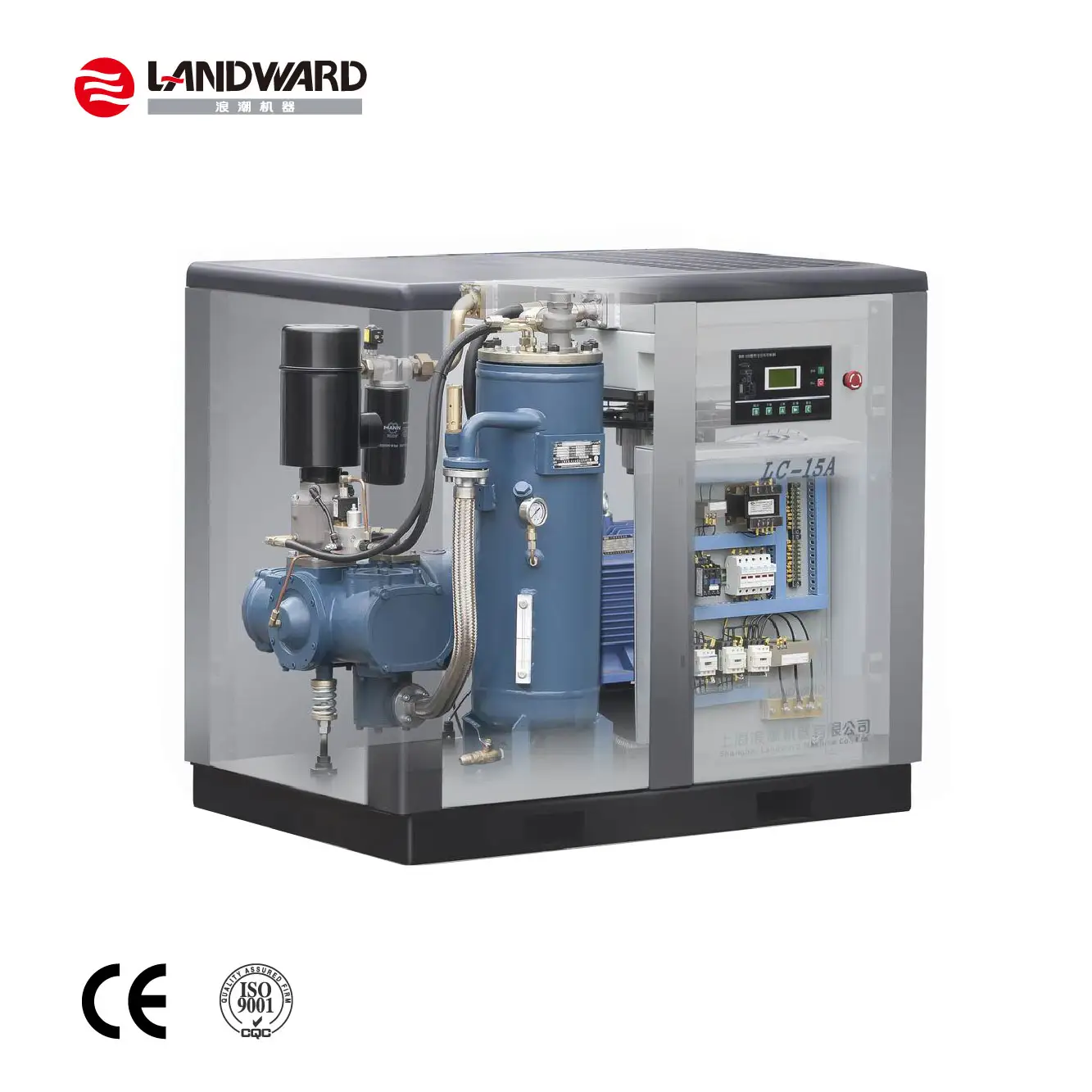 Compressor Cooling 160kw Double Screw Air Compressor Air Cooling For Industrial Use Factory