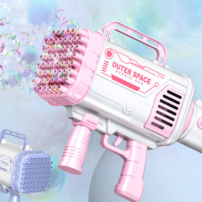 Rocket Boom Bubble Water Gun Blaster in Toys For Kids Outdoor Backyard Games China for Kids 2021 vs Gatling bubbl Machine