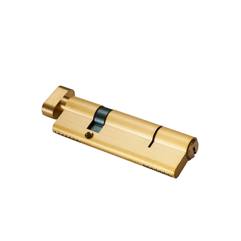 Double Open Solid Brass Door Mortise Lock Cylinder Economic Security Cast Cylinder