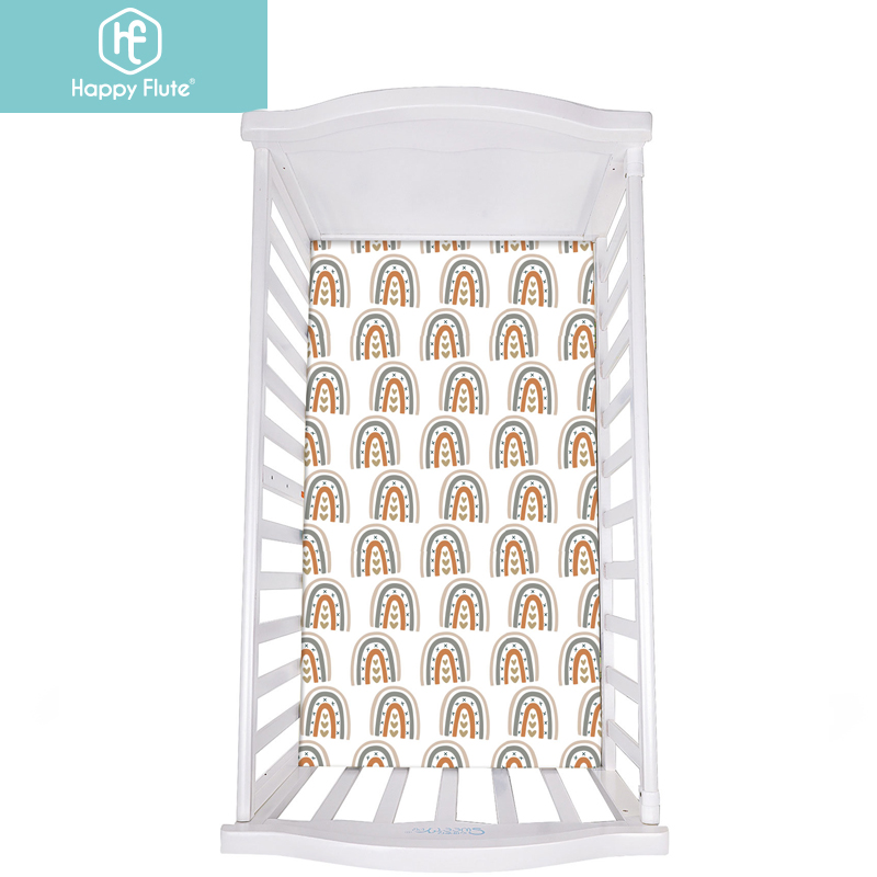 cotton soft safety newborn baby toddler bedding set bed fitted crib sheet design