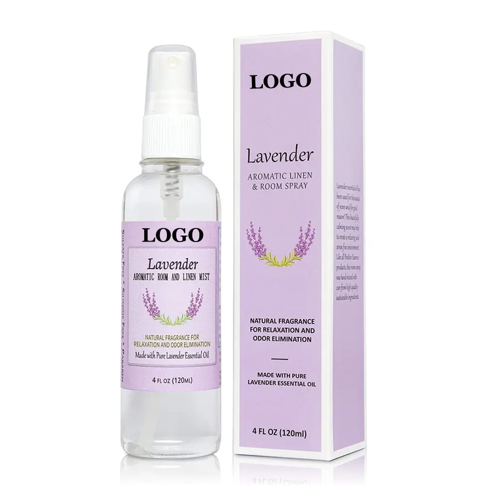 Private Label Natural Lavender Pillow and Room Sleep Mist Spray