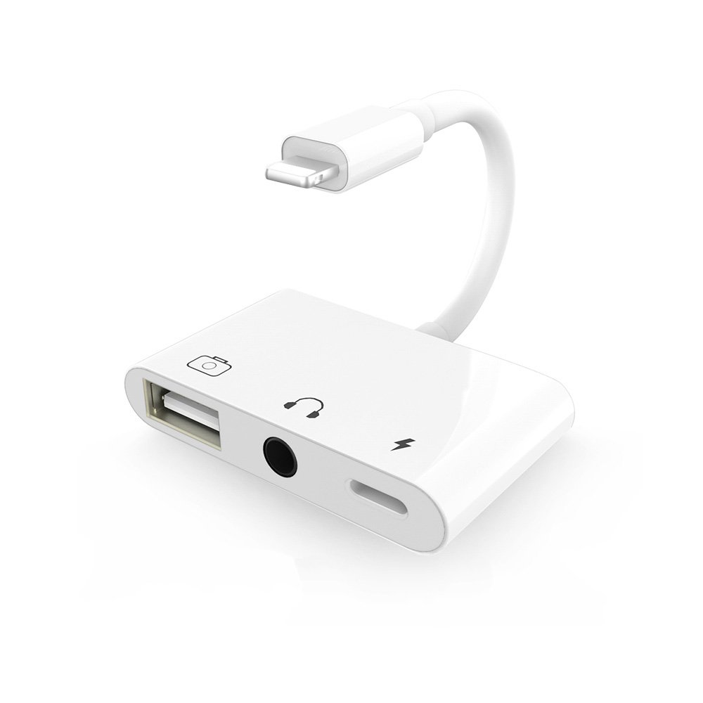 3 в 1 освещение для аудио USB 3 адаптер Освещение USB 3 камера Card Reader адаптер для iPhone, iPad, iPod