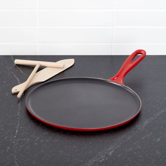 Top Seller 2024 Cast Iron Cookware Set Pancake Grill Pan Tawa Frying Skillet Crepe Pan For Omelette