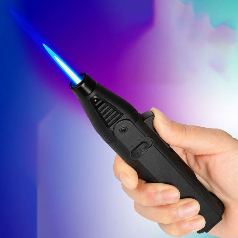 Windproof Smoking Accessories Torch Lighter Cigarette Jet Flame Custom Logo Lighter