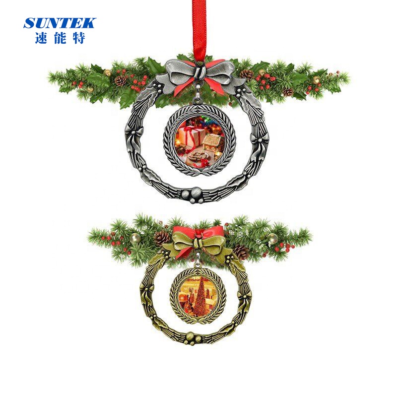 SUNTEK Blank Sublimation Christmas Ornaments Garland Sublimation Blank for Christmas