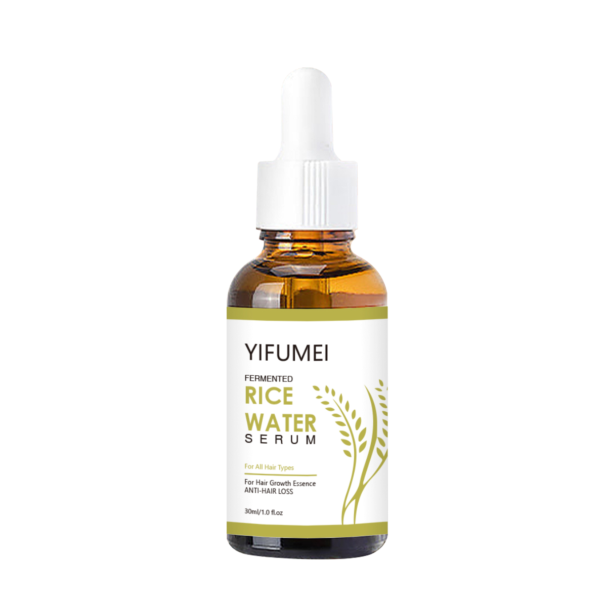 Private Label Biotin Rosemary Regrowth Hair Loss Treatments Strengthening Oil Rice Water Serum For Hair Growth
