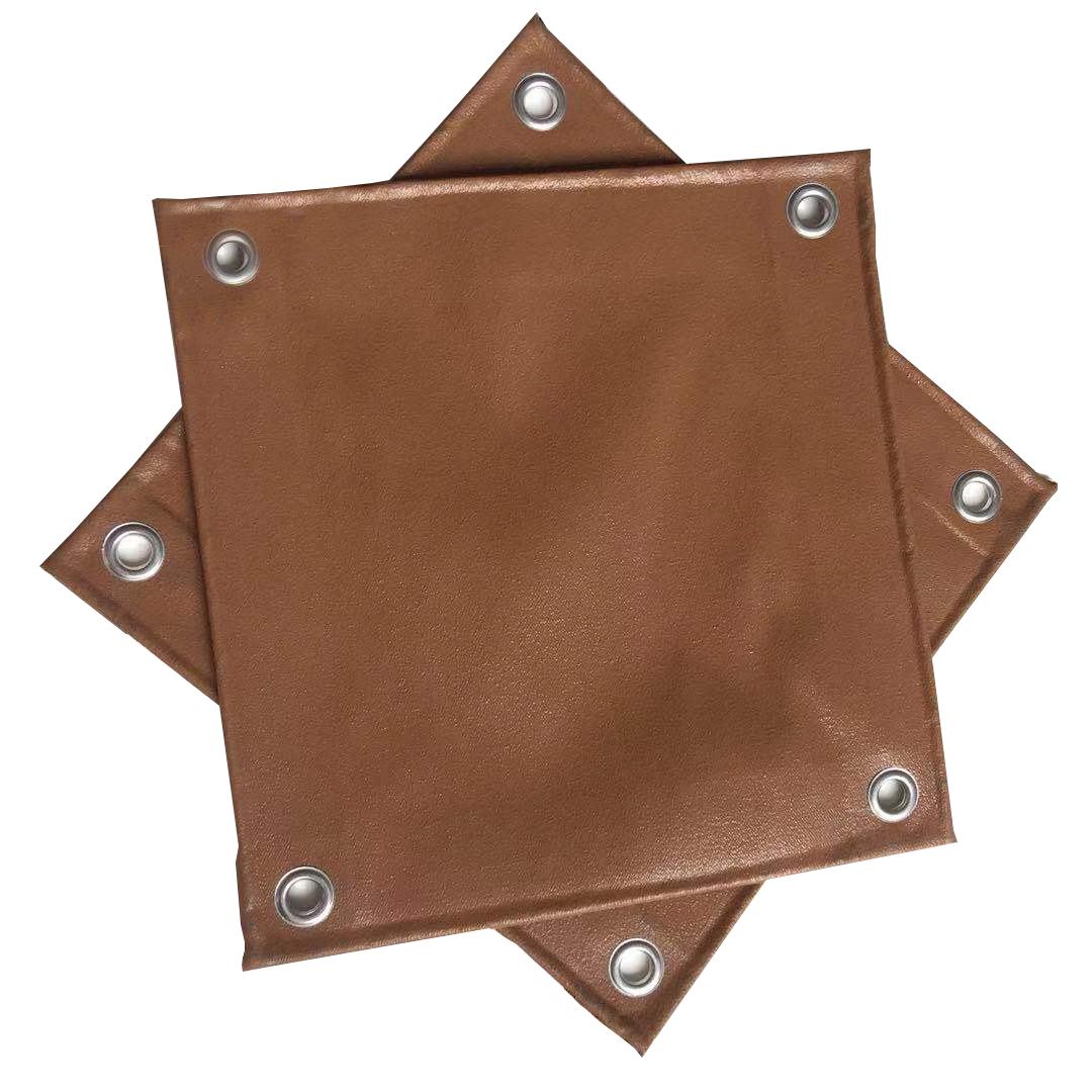 Brown Waterproof PVC Tarps Tarpaulin