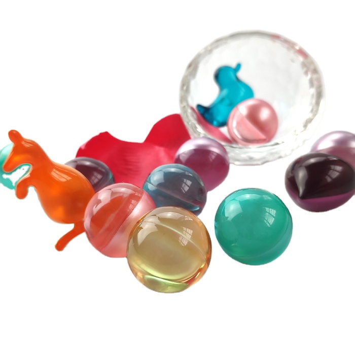 Colorful OEM Long-lasting Honeysuckle Fragrance Bath Oil Beads Bath Pearl for Improve Skin Aging