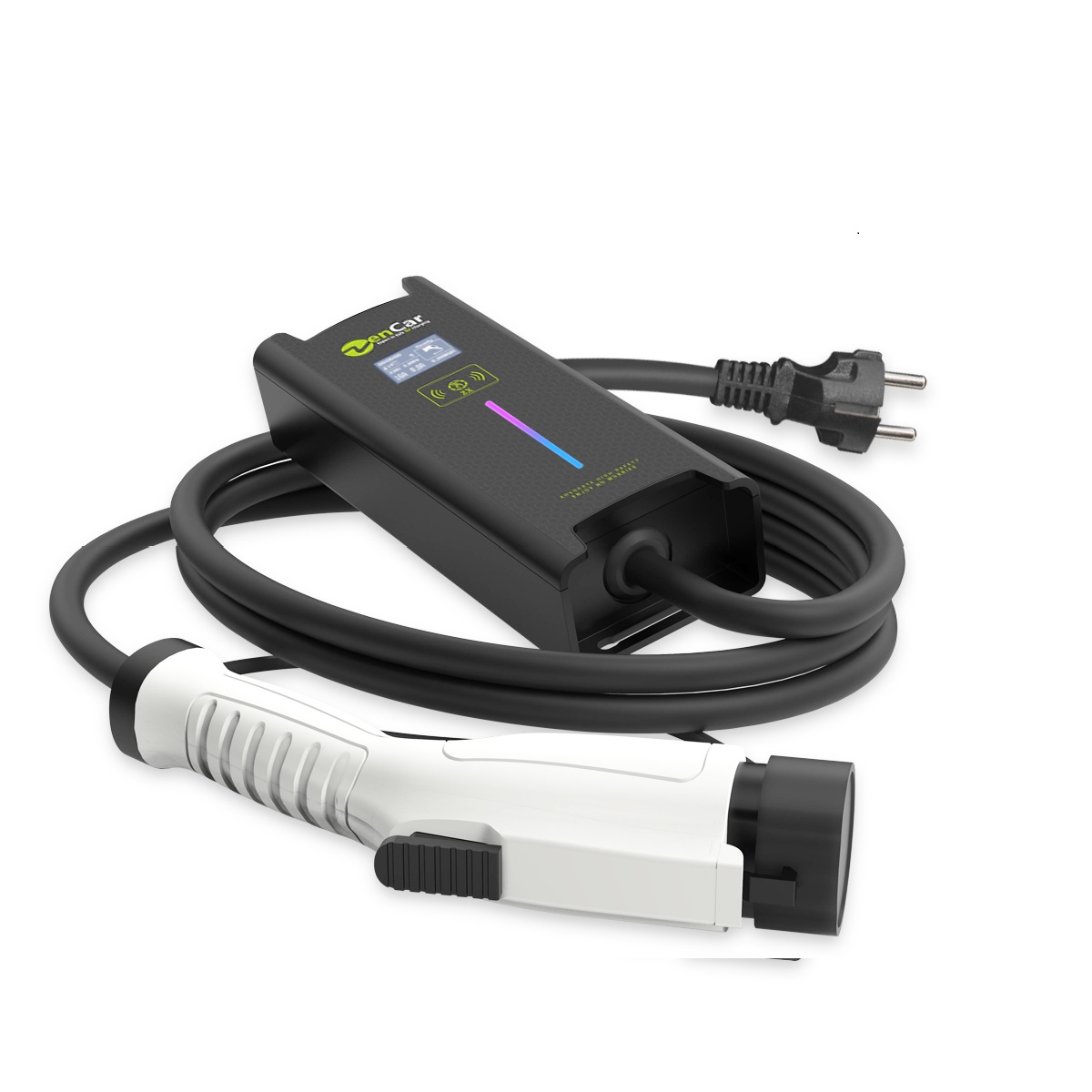 Zencar 16A 3.7kw тип 1, внутренняя автомобильная зарядка, точка для Schuko