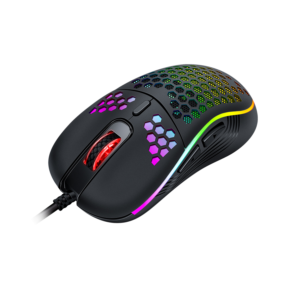 Легкая эргономичная мышей с ультра плетение кабель легкий RGB игровая проводная USB мышь для компьютера стационарного персонального компьютера