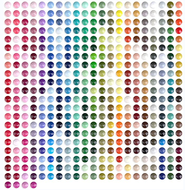 Huge Value Pack Of 400000 Pcs Diamond Painting Supplies Replacement Diamond Beads