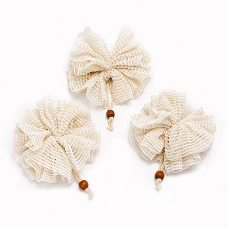 Soft Scrubber Eco Friendly Exfoliating Sisal Sponge Ball Puff,Cleaning Shower Natural Bath Sponges