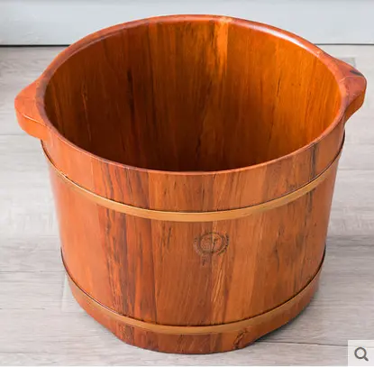 CLEARANCE wooden foot bucket bath spa basin solid beech wood wholesale factory price