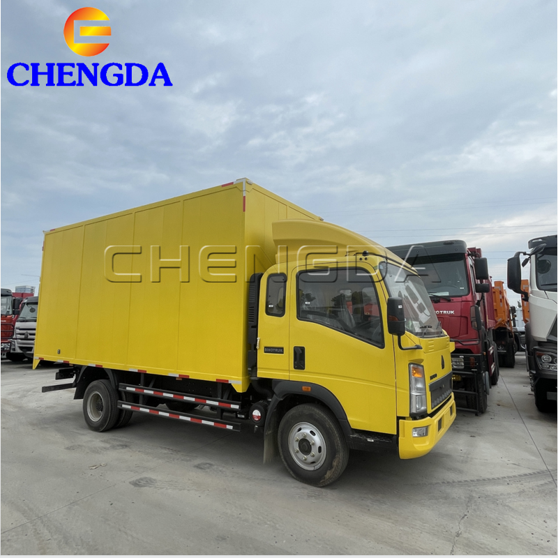 Used Howo 15 Ton Truck Cargo With 4x2 6 Wheel Mini Cargo Van Truck