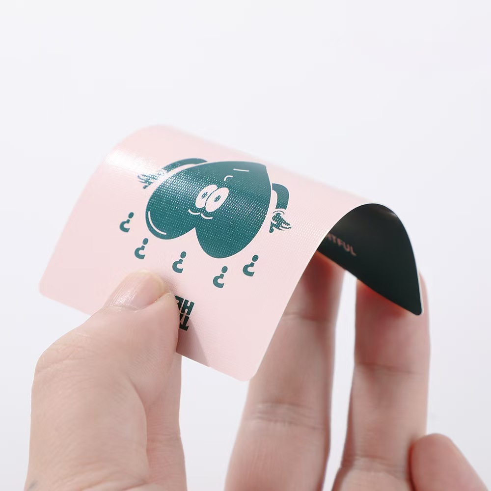 ABCG Full Color Clear Printing Waterproof Plastic Advertising Poker Deck In-Stock Playing Cards