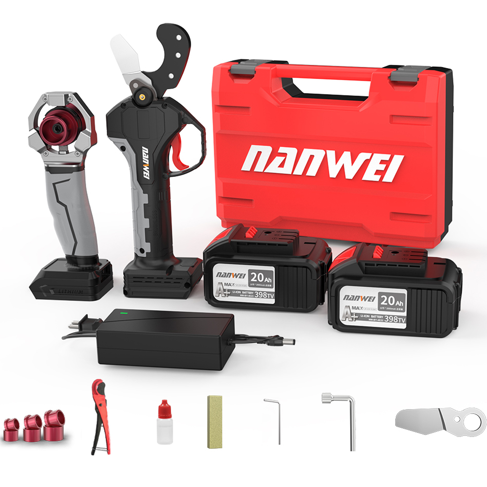 NANWEI Water Pipe Scissors 32MM Large Cut Water Pipe Cutting Machine PVC Cutting Knife Electric Hot Melt Pipe