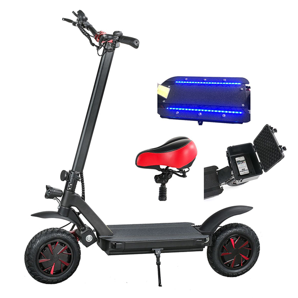 10 Inch Powerful Adult Foldable Drift Offroad Electric Fat Tire Motorcycle Scooter