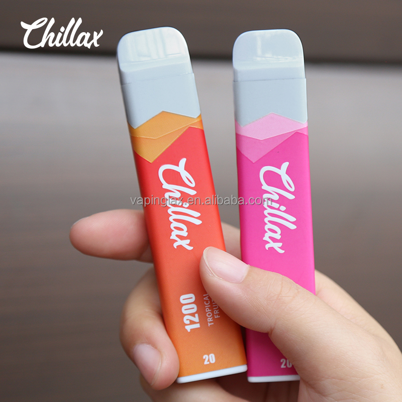 Chillax 1200 Puffs Disposable Vape with 700mAh Rechargeable Battery Vape Pod