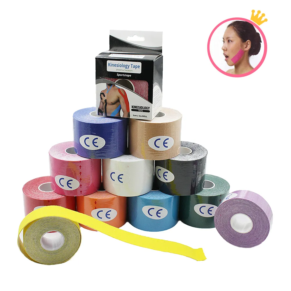 Kinesiology Tape Hot Selling Health Colorful Kinesiology Tape