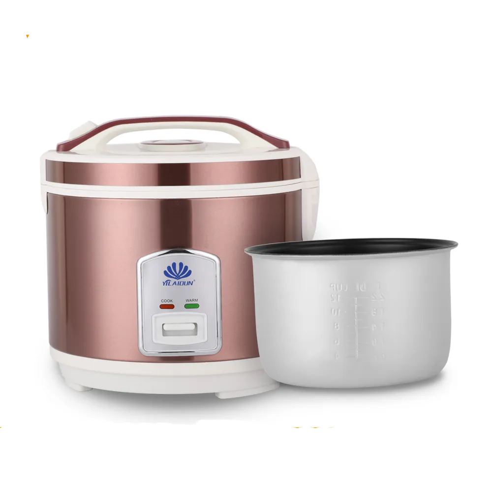 Vietnam Promotion Price Red Glod Stainless Steel Shell Aluminum Non stick Pot 1.8L Commercial Rice Cooker