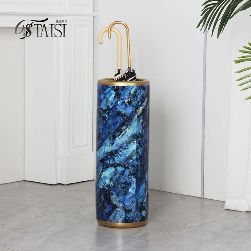 24 inch ceramic golf club holder floor vase large home decor umbrella stand for shop supermarket