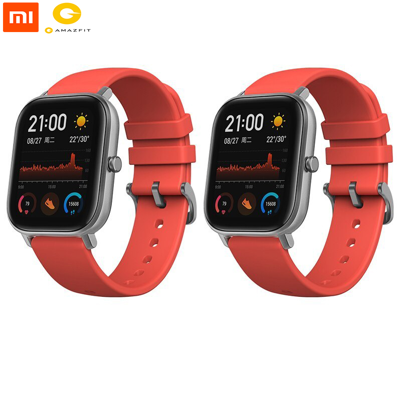 Новинка 2020, популярные женские часы Amazfit GTS на Android, наручные часы с музыкальным управлением, водонепроницаемые GPS фитнес-трекер