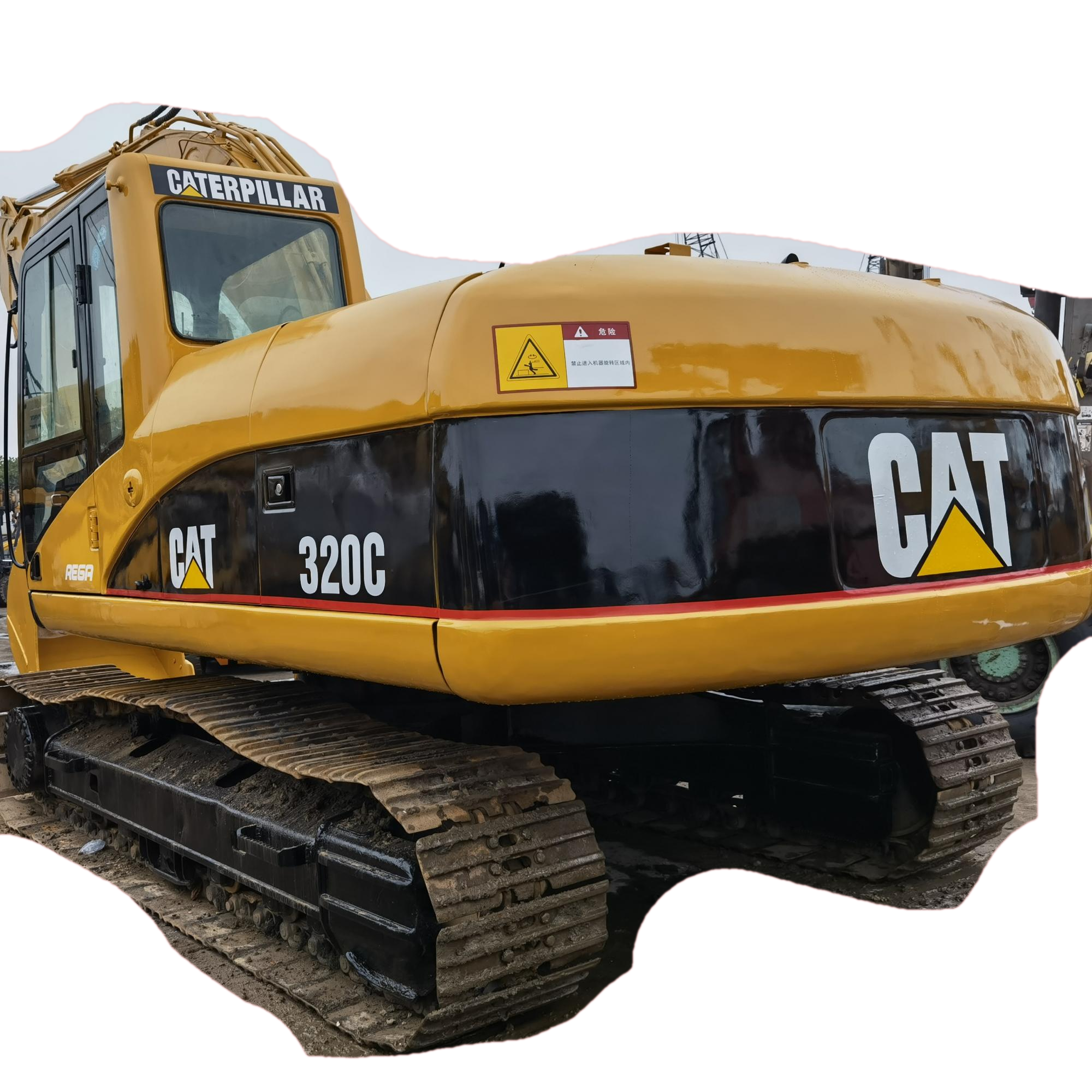 Cat 20 Ton used 320C crawler excavator japan 3066 ATAAC original engine