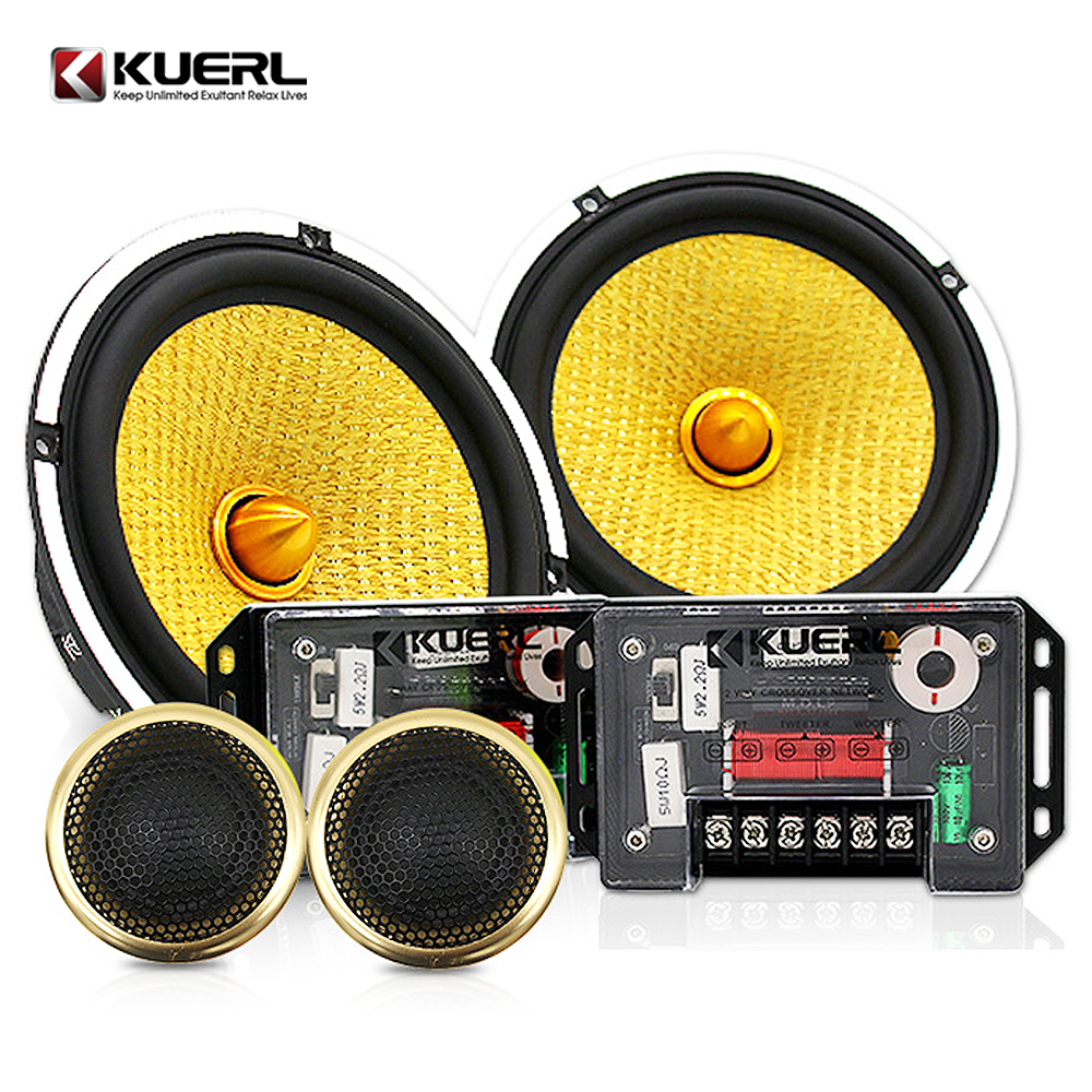Wholesale 6.5 inch 80-160 watts car component speaker professional powered active car speakers