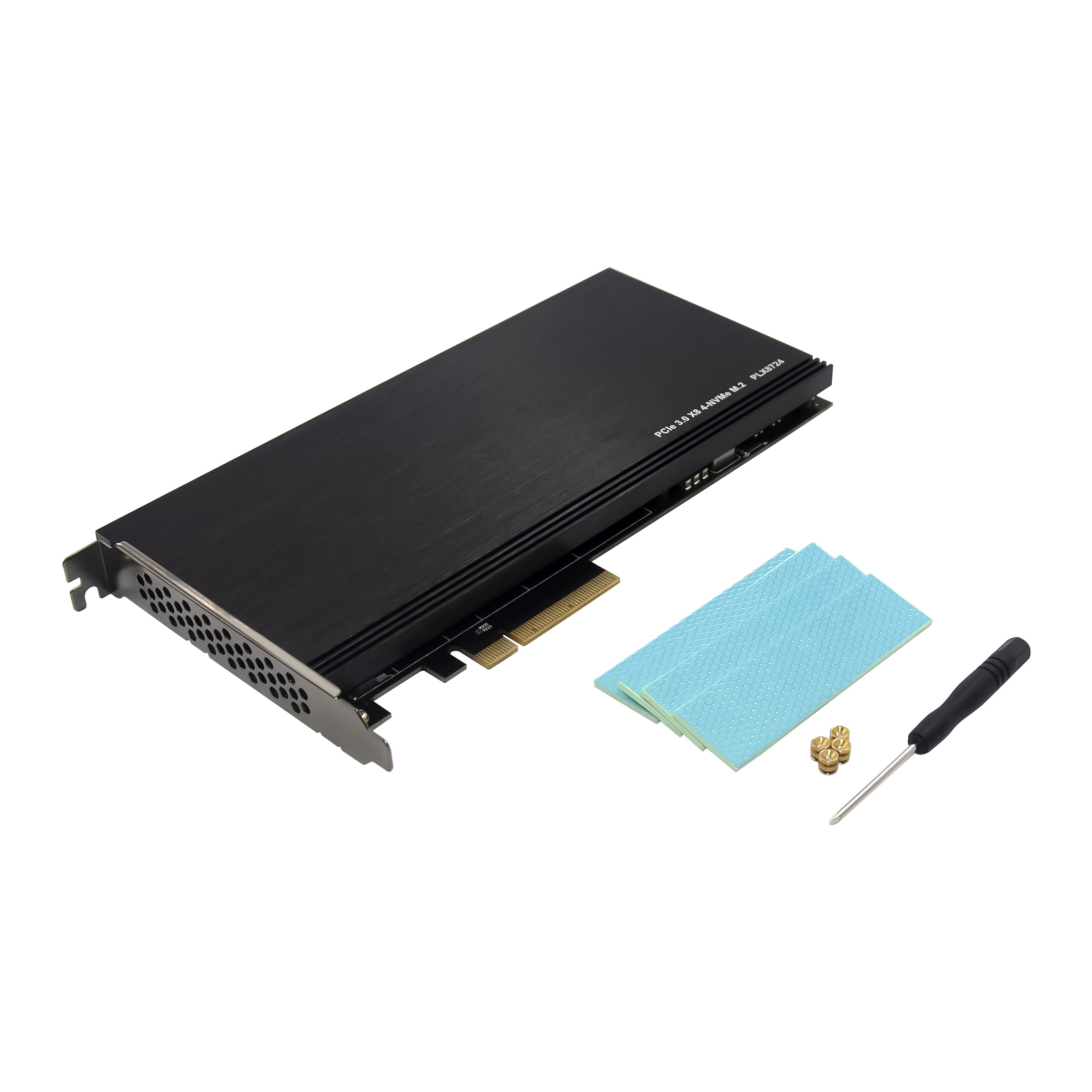 PCIe 3,0x8 PEX8724 высокоскоростной 4-портовый M ключ M.2 адаптер для PCI PCIe конвертер адаптер карты расширения