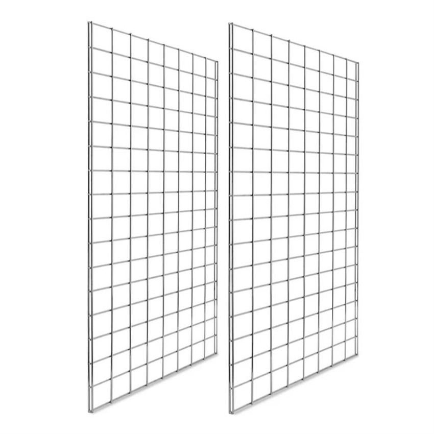 Saudi Arabia Metal Gridwall Wire Mesh Grid Wall Panel 1800x600mm Welded Wire Mesh Display Rack