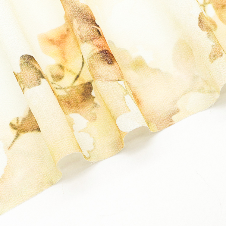 Quality Assurance flower print challis plain polyester rayon printed spandex fabric for girl dresses