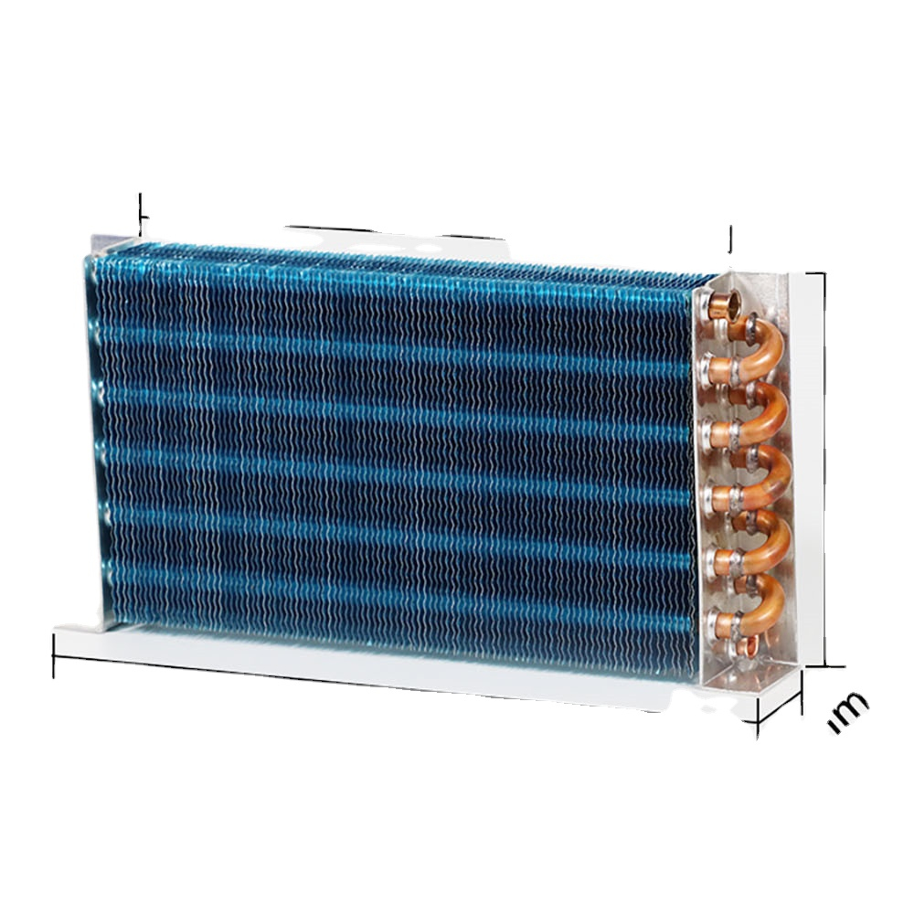 Mini Refrigerator and water dispenser Condenser 255*47*160mm Copper Aluminum Tube
