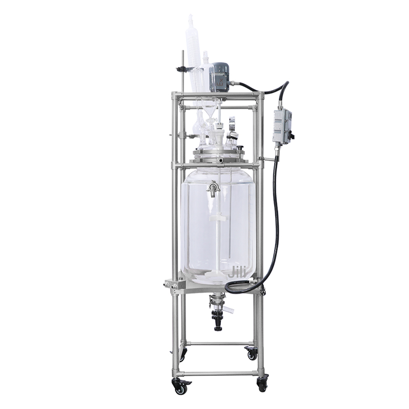 50L 100L 200L Lab Reactor Chemical Jacketed Cooling Glass Reactor